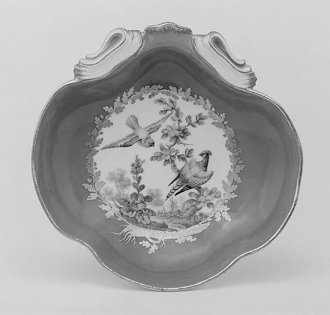 Fruit dish (compotier coquille) (one of a pair) (part of a service) — Sèvres Manufactory|François-Joseph Aloncle