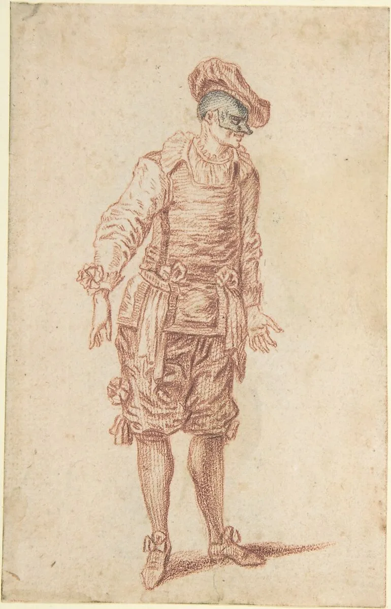 Fabio Costumed as a Doctor — Claude Gillot