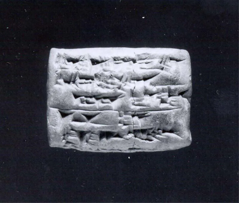 Cuneiform tablet: administrative memorandum — Unknown