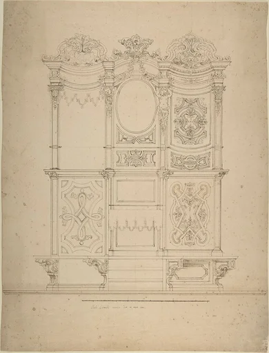Design for the Ornamentation of a Wall or a Private Altar