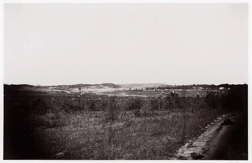 [Unidentified Union Army Encampment in Far Distance]