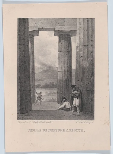 The Temple of Neptune in Pestum