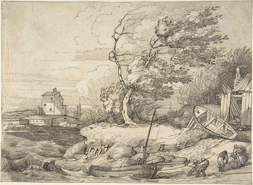 Beaching a Fishing Boat in a Gale