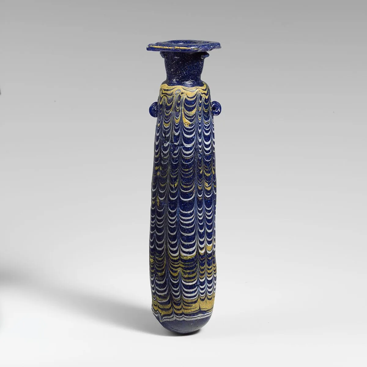Glass alabastron (perfume bottle) — Unknown