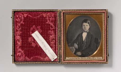 [Adolescent, 12, Wearing Earrings and a Suit]