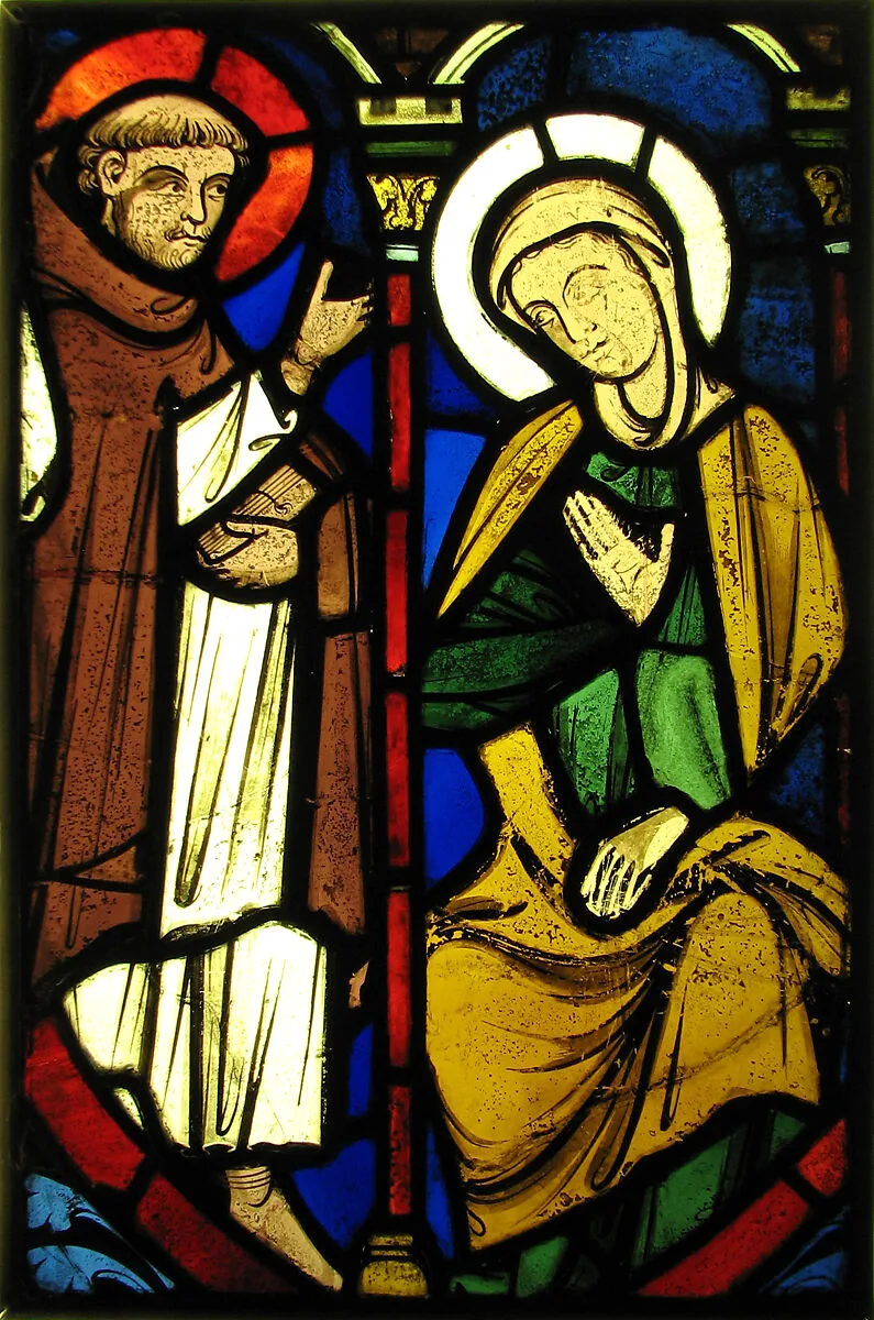 The Virgin from a Pentecost Scene and the Figure of Saint Martin — Unknown