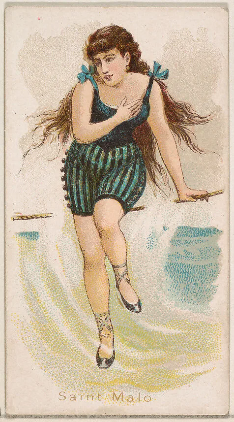 Saint Malo, from the Fancy Bathers series (N187) issued by Wm. S. Kimball & Co. — William S. Kimball & Company