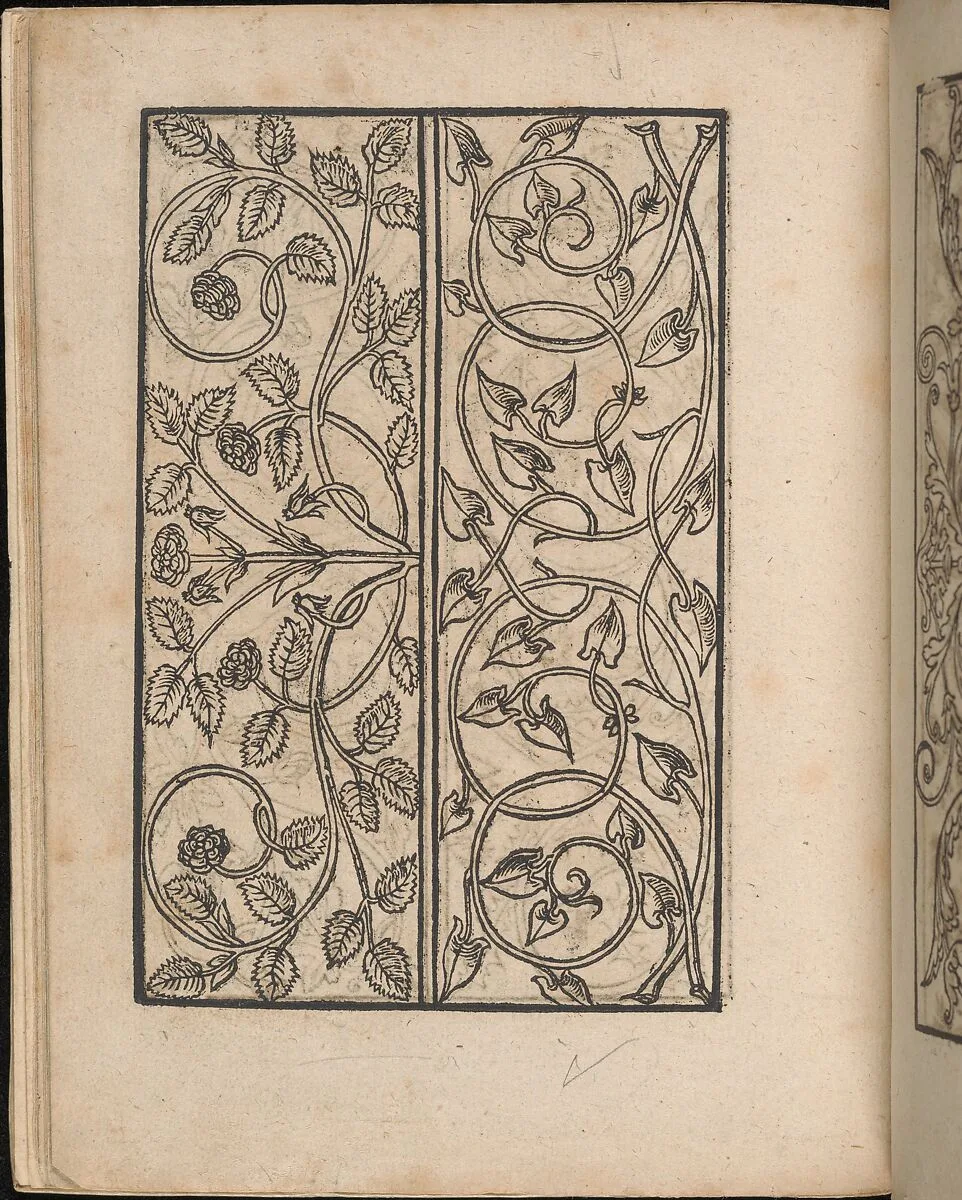 Ein new Modelbuch..., page 10 (verso) — Johann Schönsperger the Younger