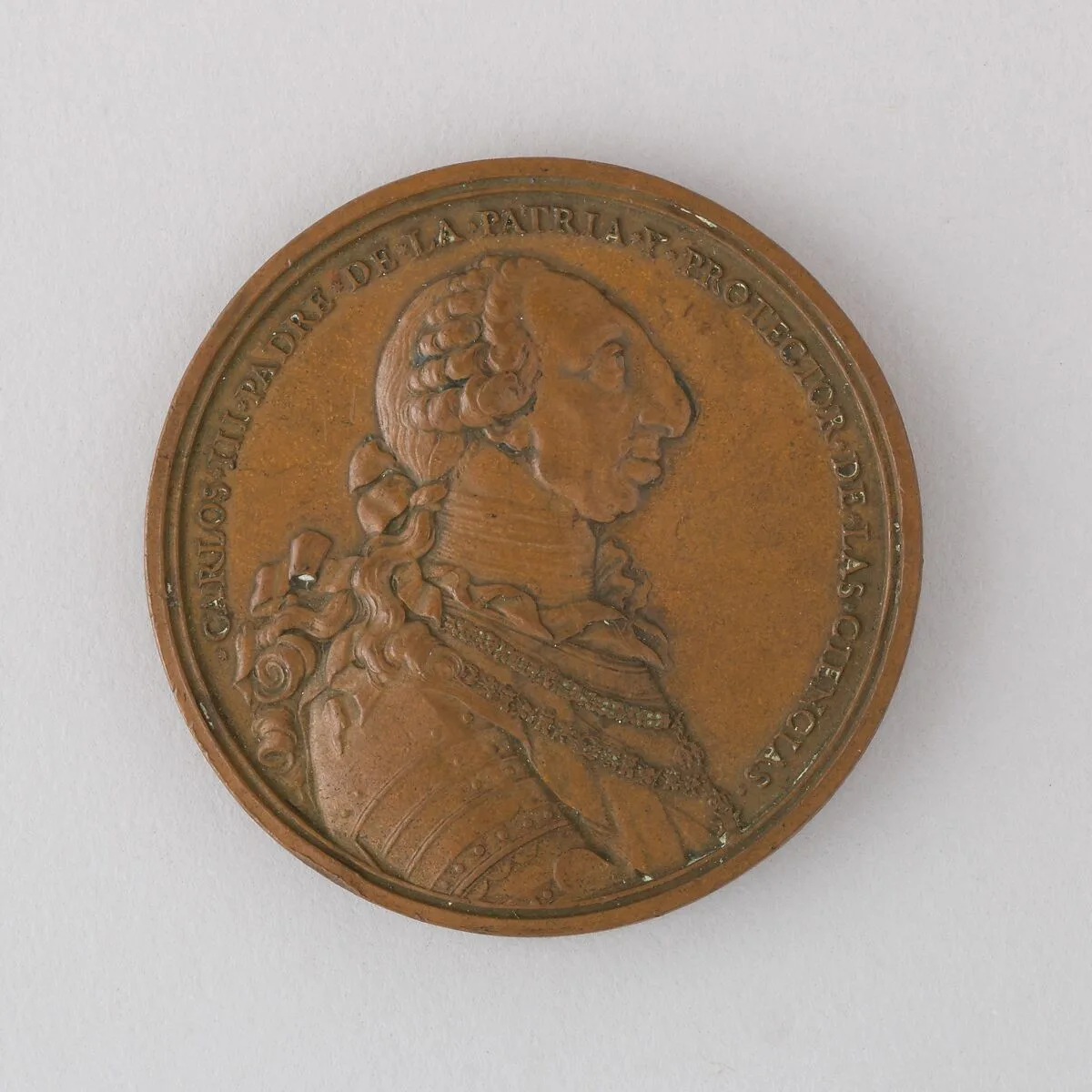 Medal Showing Charles III of Spain, 1778 — Jerónimo Antonio Gil