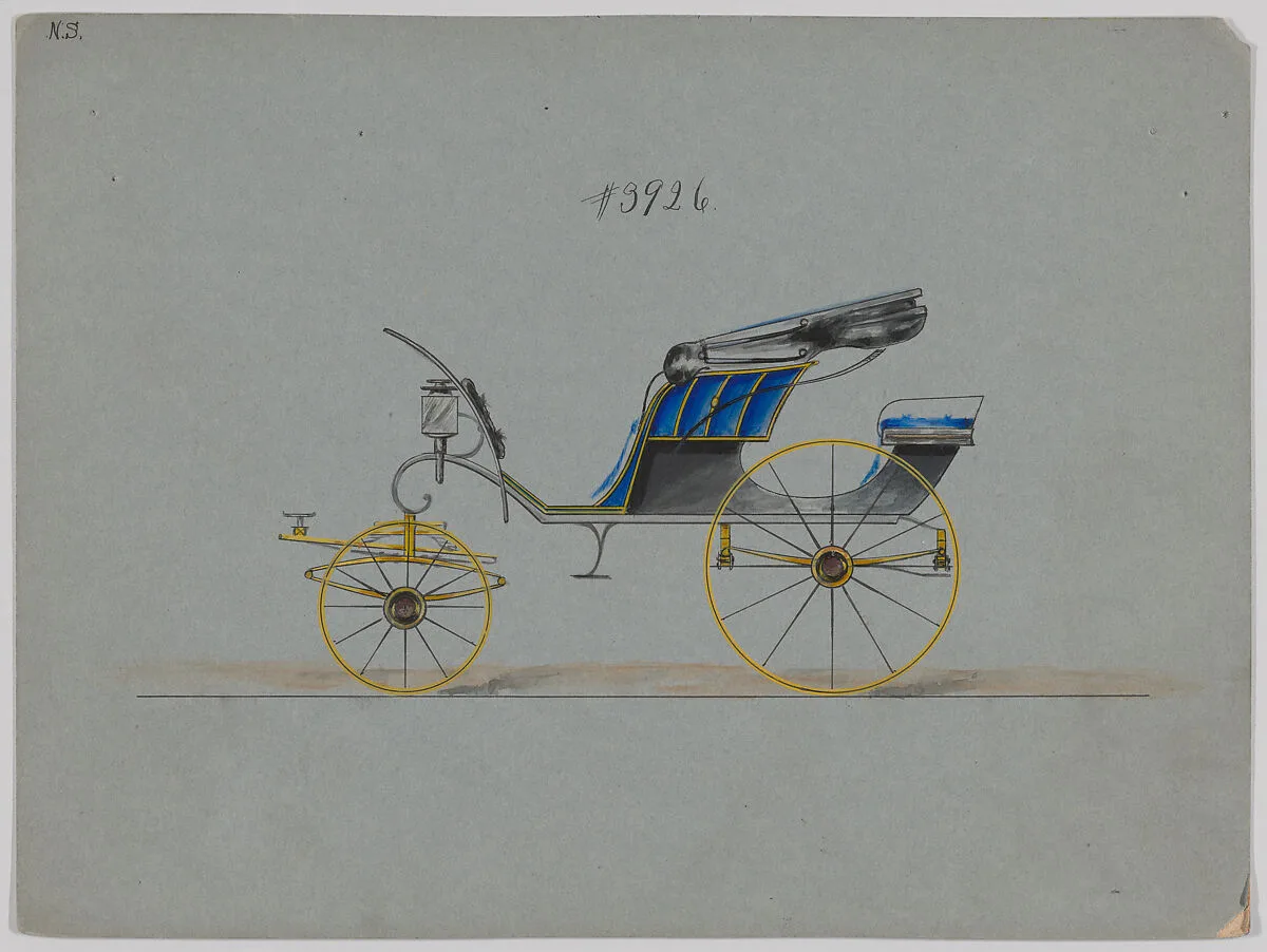 Design for Pony Phaeton, no. 3926 — Brewster & Co.|Herman Stahmer