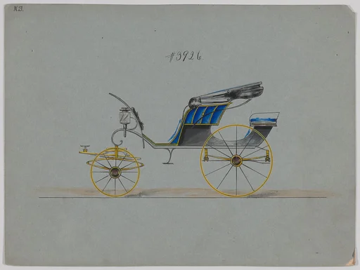 Design for Pony Phaeton, no. 3926