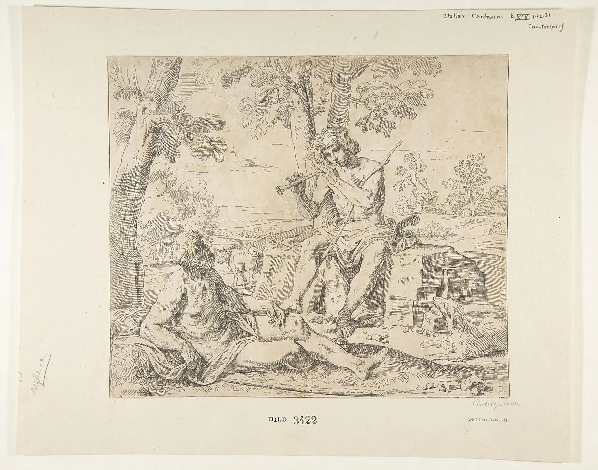 Mercury and Argus — Simone Cantarini