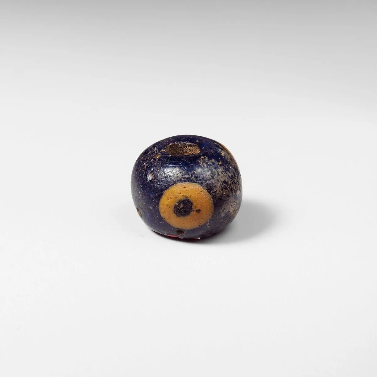 Glass eye bead — Unknown