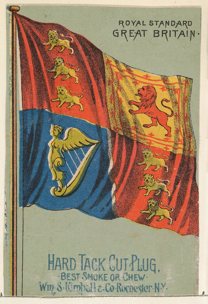 Naval Standard, Great Britain, from the National Flags series (N195) issued by Wm. S. Kimball & Co. — William S. Kimball & Company