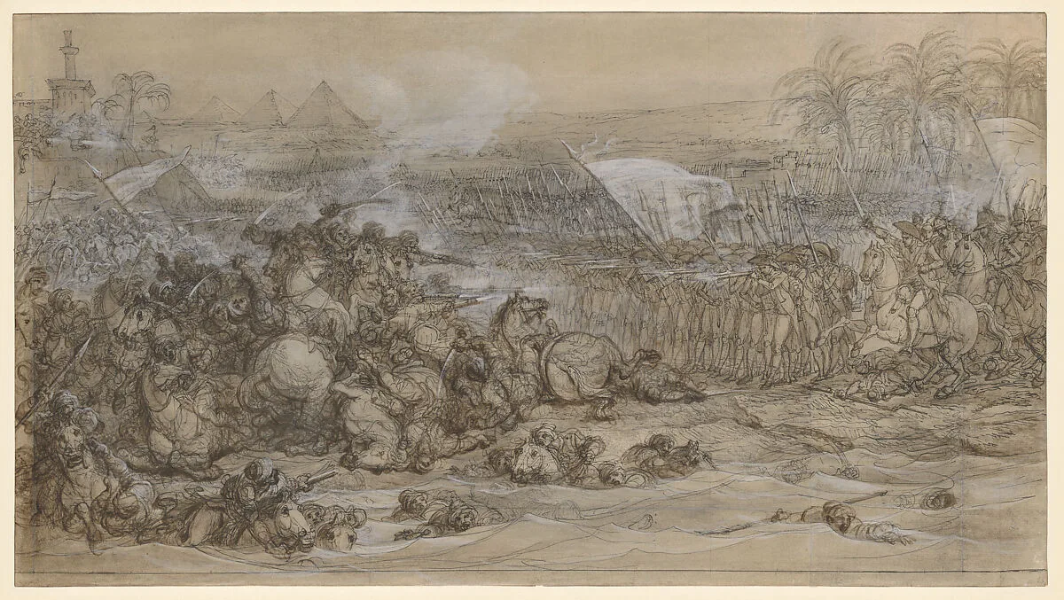Battle of the Pyramids, July 21, 1798 — François André Vincent|baron Antoine Jean Gros