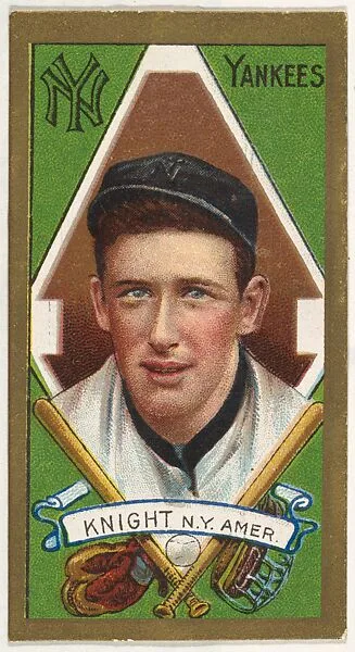 Jack Knight, New York Yankees, American League, from the "Baseball Series" (Gold Borders) set (T205) issued by the American Tobacco Company — American Tobacco Company