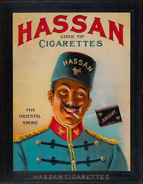 Hassan Cork Tip Cigarettes: The Oriental Smoke — Anonymous|American Tobacco Company
