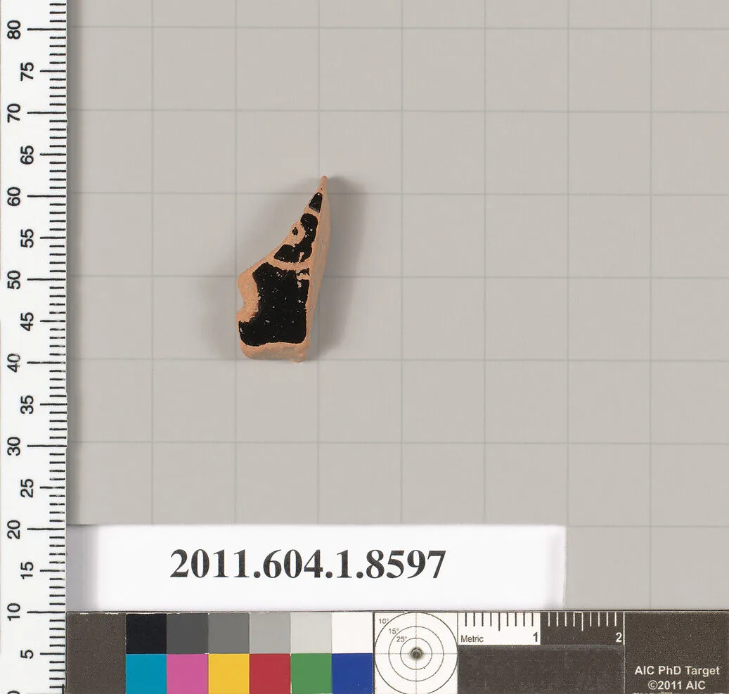 Terracotta fragment of a stemless kylix (drinking cup) — Unknown