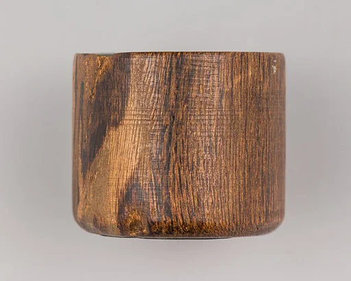 Wood Archer's Ring With Silver Lining