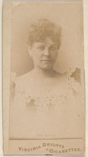 Jessie Milward, from the Actors and Actresses series (N45, Type 1) for Virginia Brights Cigarettes
