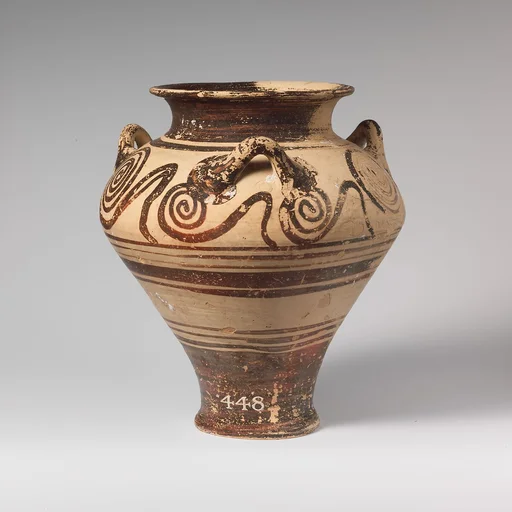 Terracotta pithoid jar