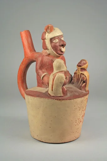 Bottle with figures