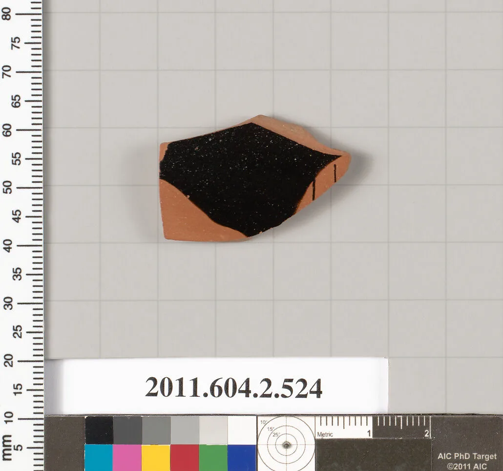 Terracotta fragment of a column-krater (bowl for mixing wine and water) — Unknown