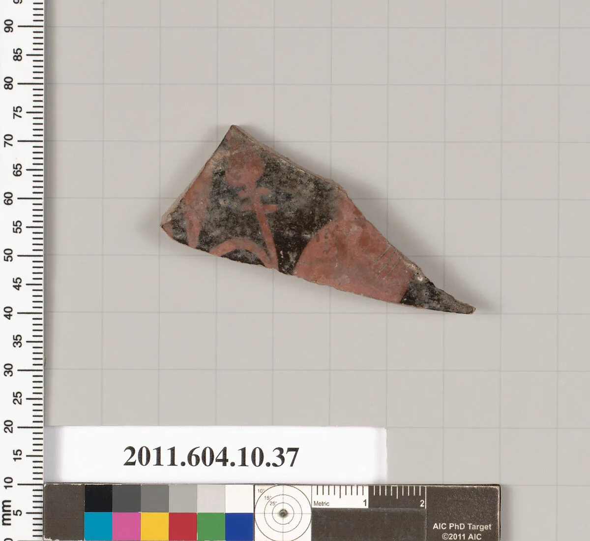 Terracotta fragment of a kylix (drinking cup) — Unknown