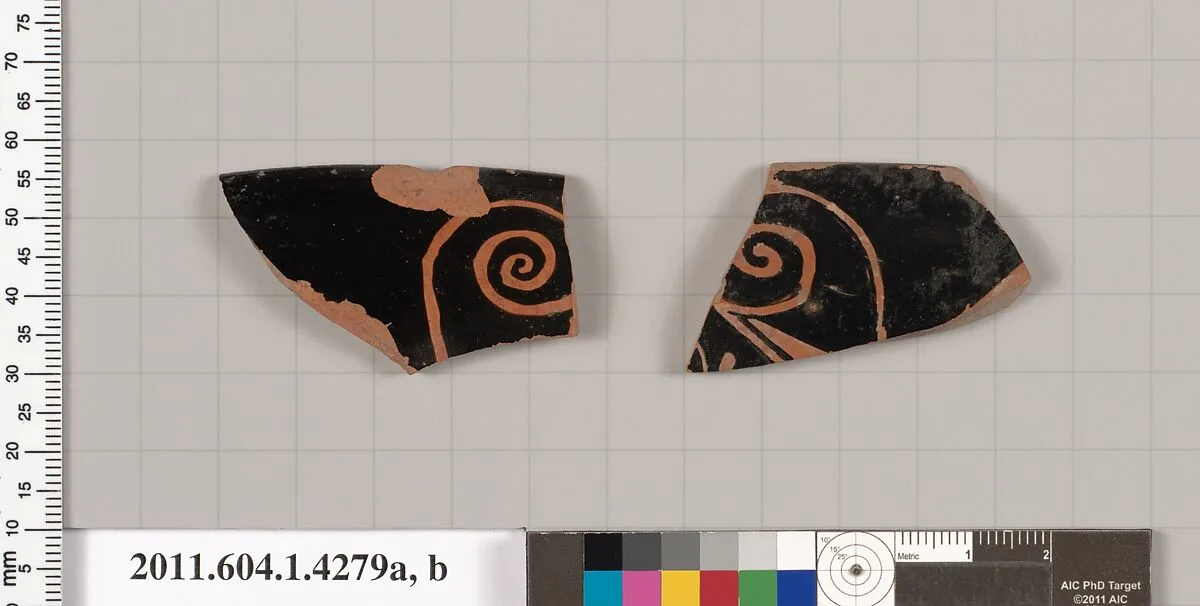 Terracotta rim fragments of kylikes (drinking cups) — Unknown