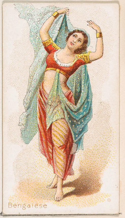 Bengalese Dancer, from the Dancing Women series (N186) issued by Wm. S. Kimball & Co. — William S. Kimball & Company