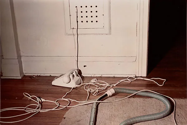 Untitled (White Phone and Vacuum Cleaner) — William Eggleston