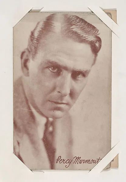 Percy Marmont from Movie Stars Exhibit Cards series (W401) — Unknown