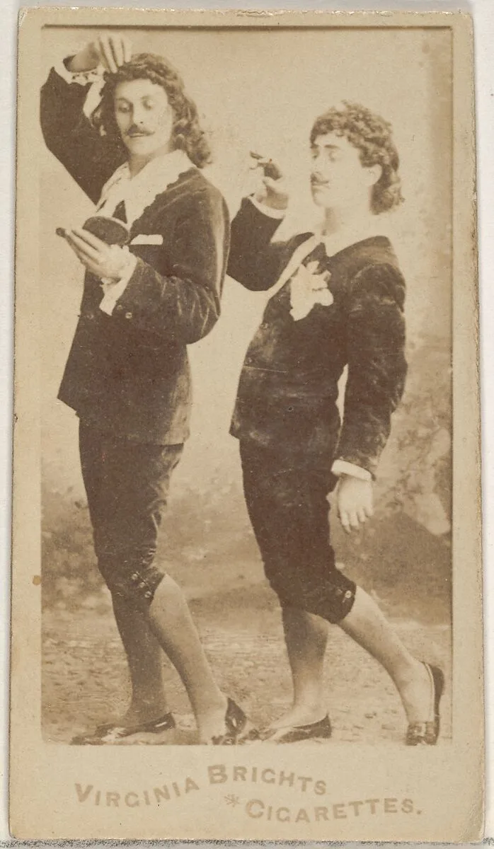 From the Actors and Actresses series (N45, Type 5) for Virginia Brights Cigarettes — Allen & Ginter
