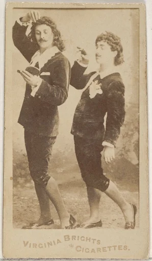 From the Actors and Actresses series (N45, Type 5) for Virginia Brights Cigarettes