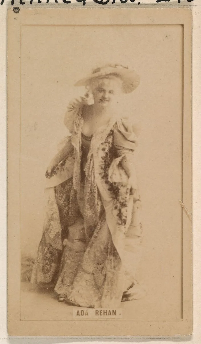 Ada Rehan, from the Actresses series (N245) issued by Kinney Brothers to promote Sweet Caporal Cigarettes — Kinney Brothers Tobacco Company