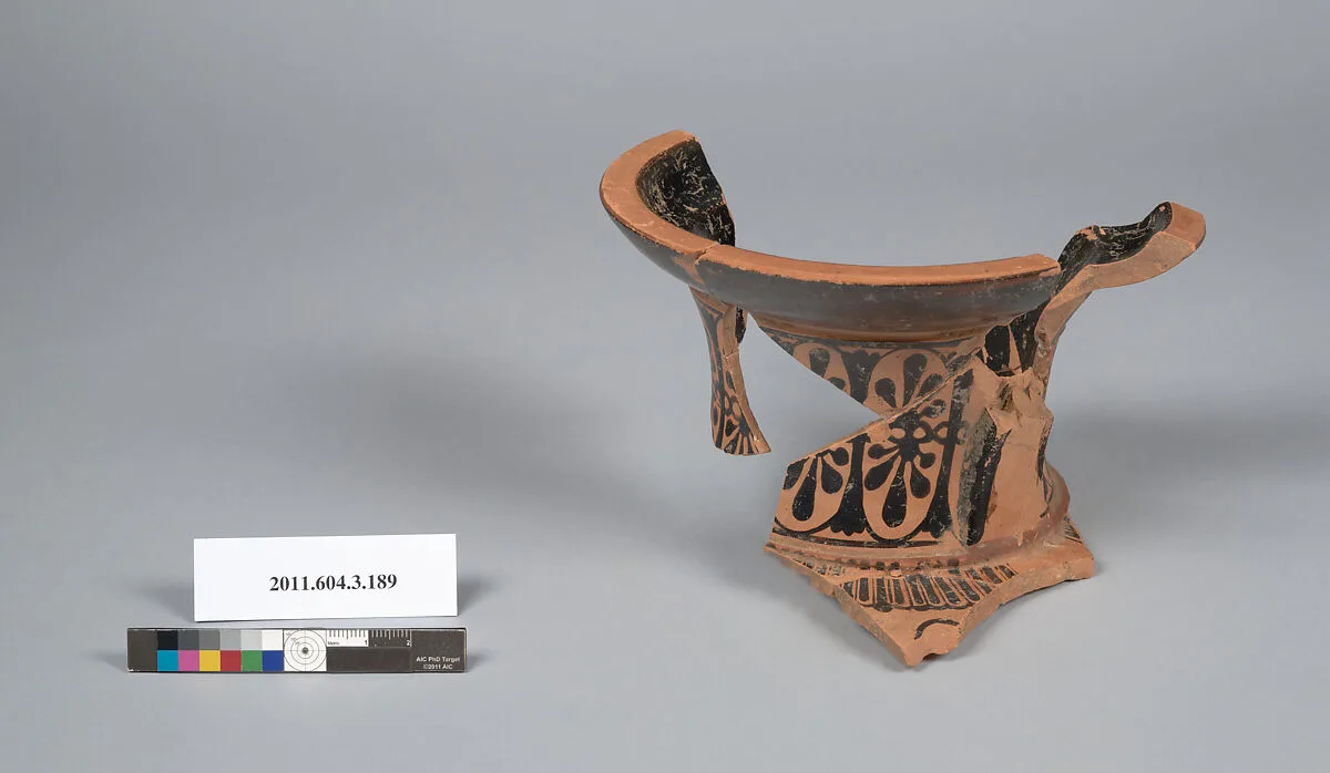 Terracotta fragment of a neck-amphora (jar) — Unknown