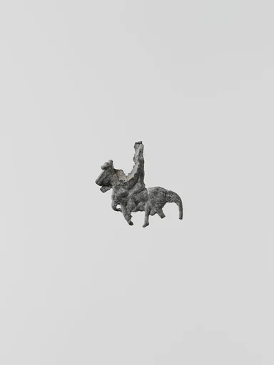 Statuette of a horseman, 3
