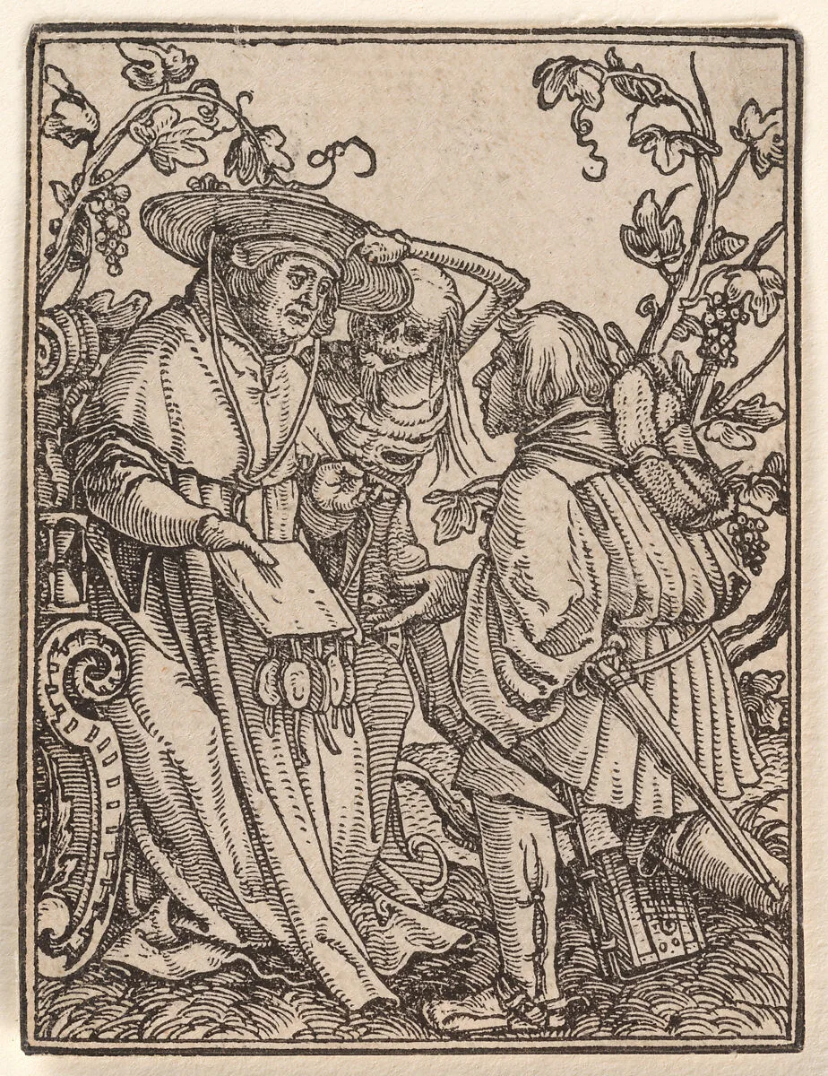 The Cardinal, from The Dance of Death — Hans Holbein the Younger|Hans Lützelburger