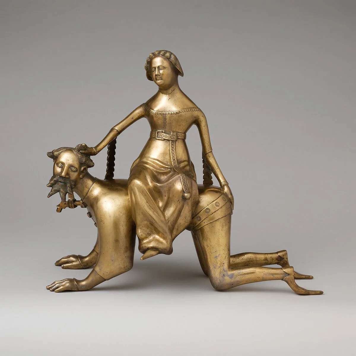 Aquamanile in the Form of Aristotle and Phyllis — Unknown
