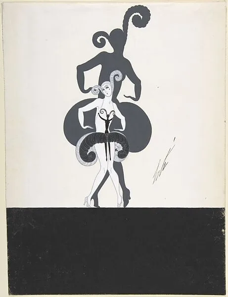 Charleston Costume for "Prince Amoureux," George White's Scandals, New York — Erté (Romain de Tirtoff)