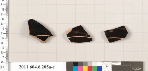 Terracotta fragments of open shapes
