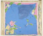Design for a Scarf with Floral Motif — Marcel Vertès