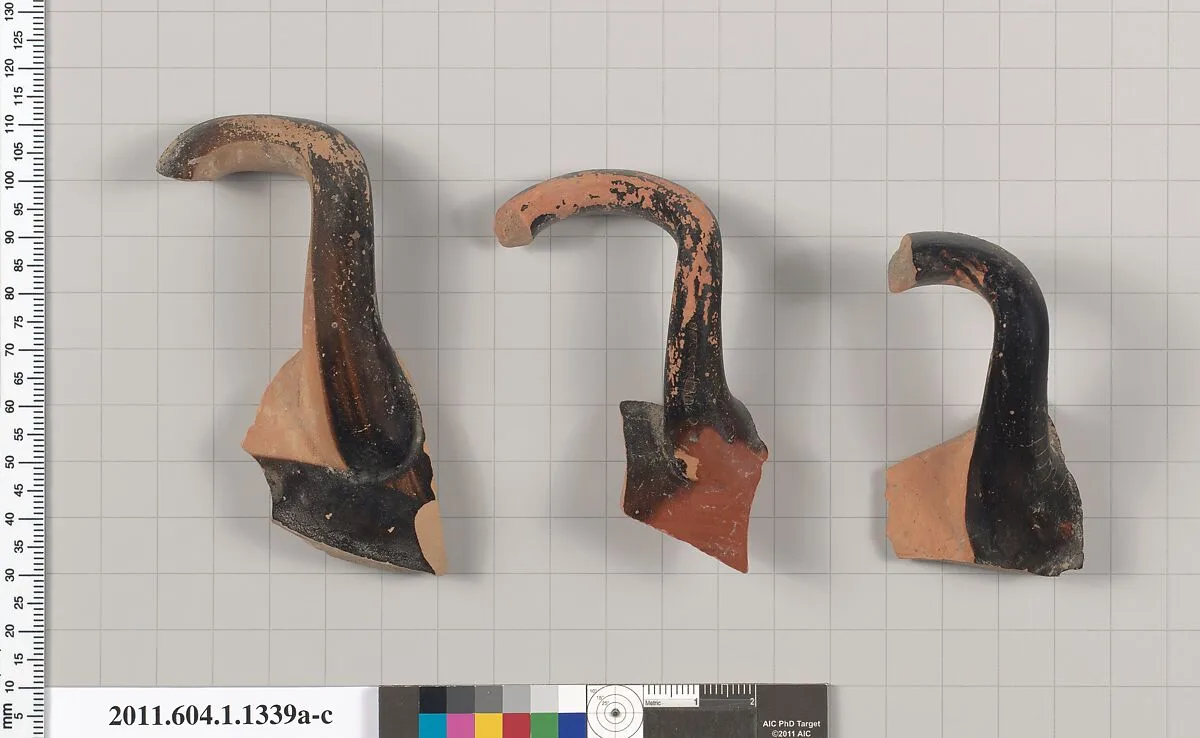 Terracotta fragments of kylikes (drinking cups) — Unknown