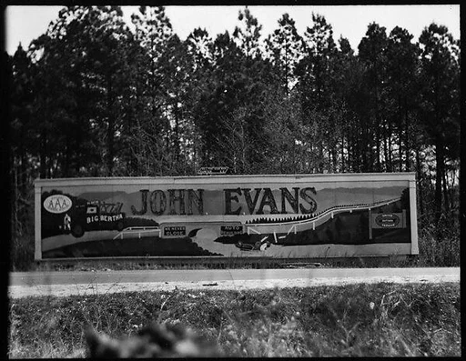[Billboard Advertising John Evans Auto Repair, South Carolina]
