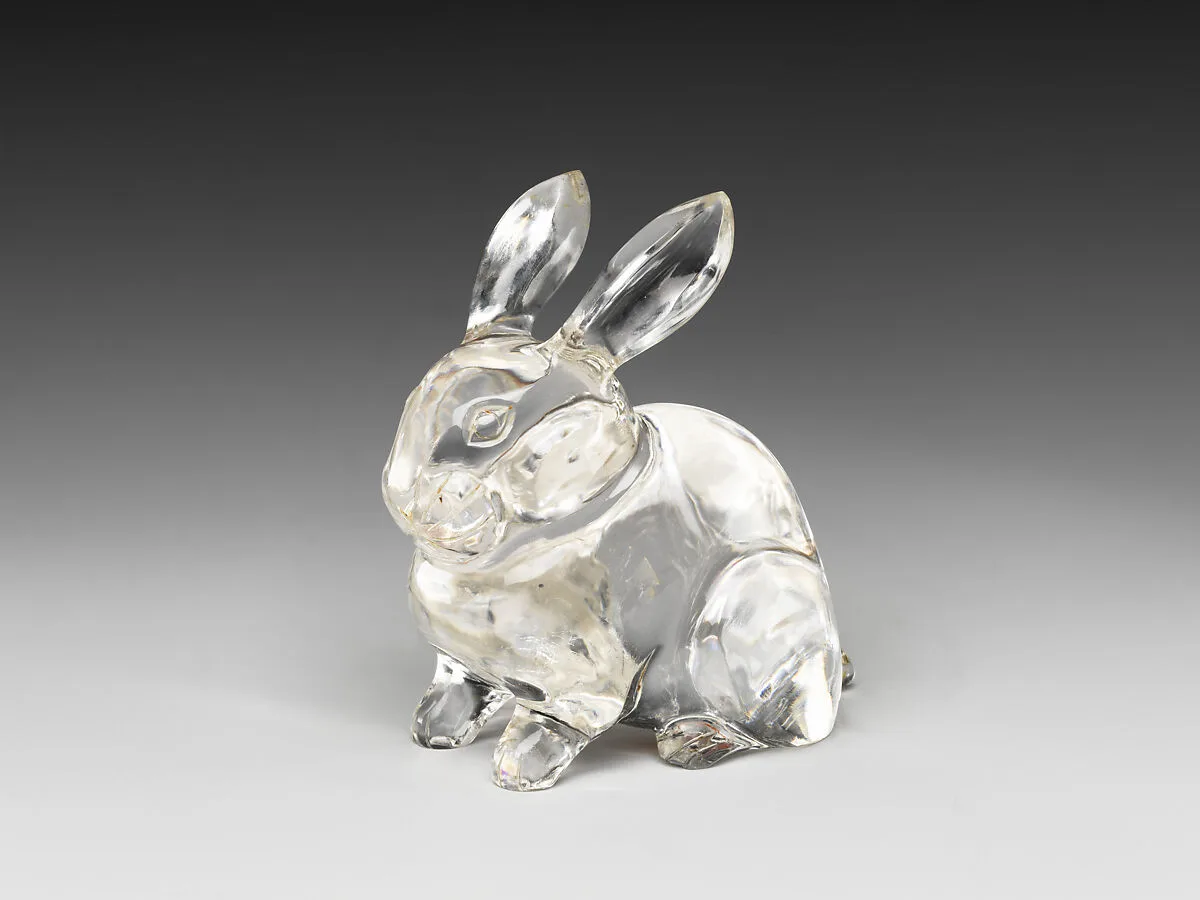 清中期 水晶兔|Seated rabbit — Unknown