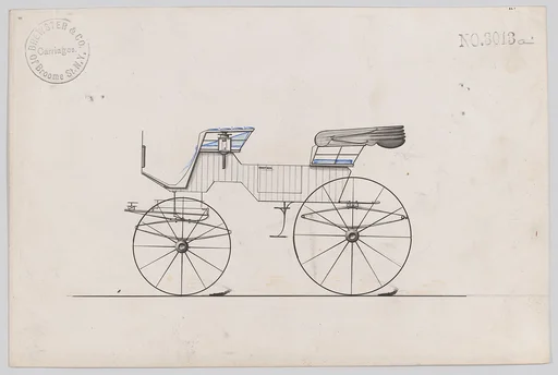 Design for 2 seat Phaeton, no. 3013a