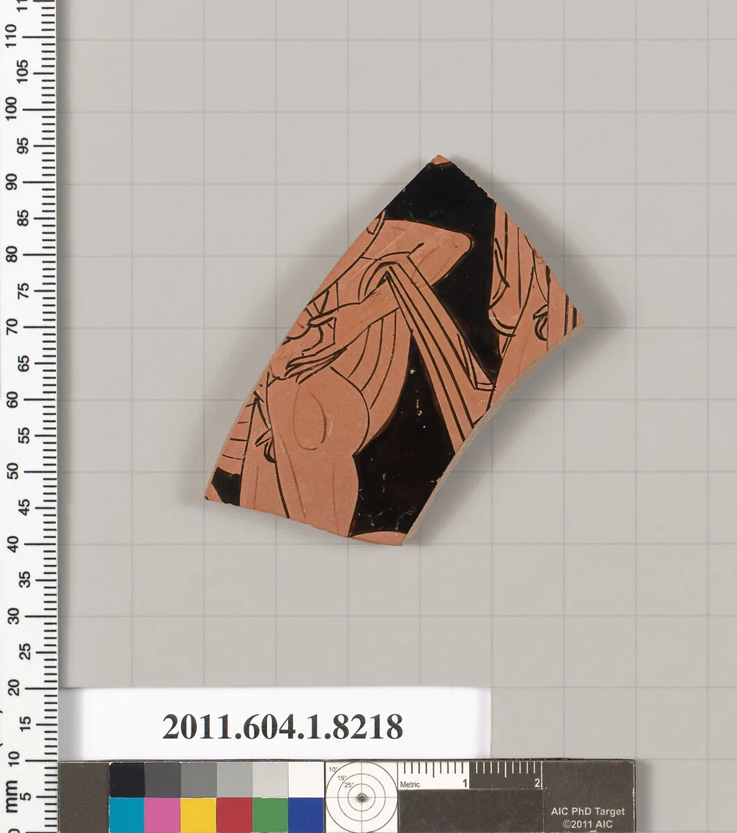 Terracotta fragment of a kylix (drinking cup) — Unknown