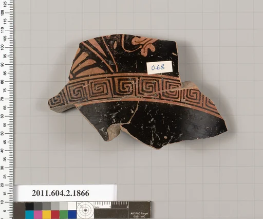 Terracotta fragment of a skyphos (deep drinking cup)