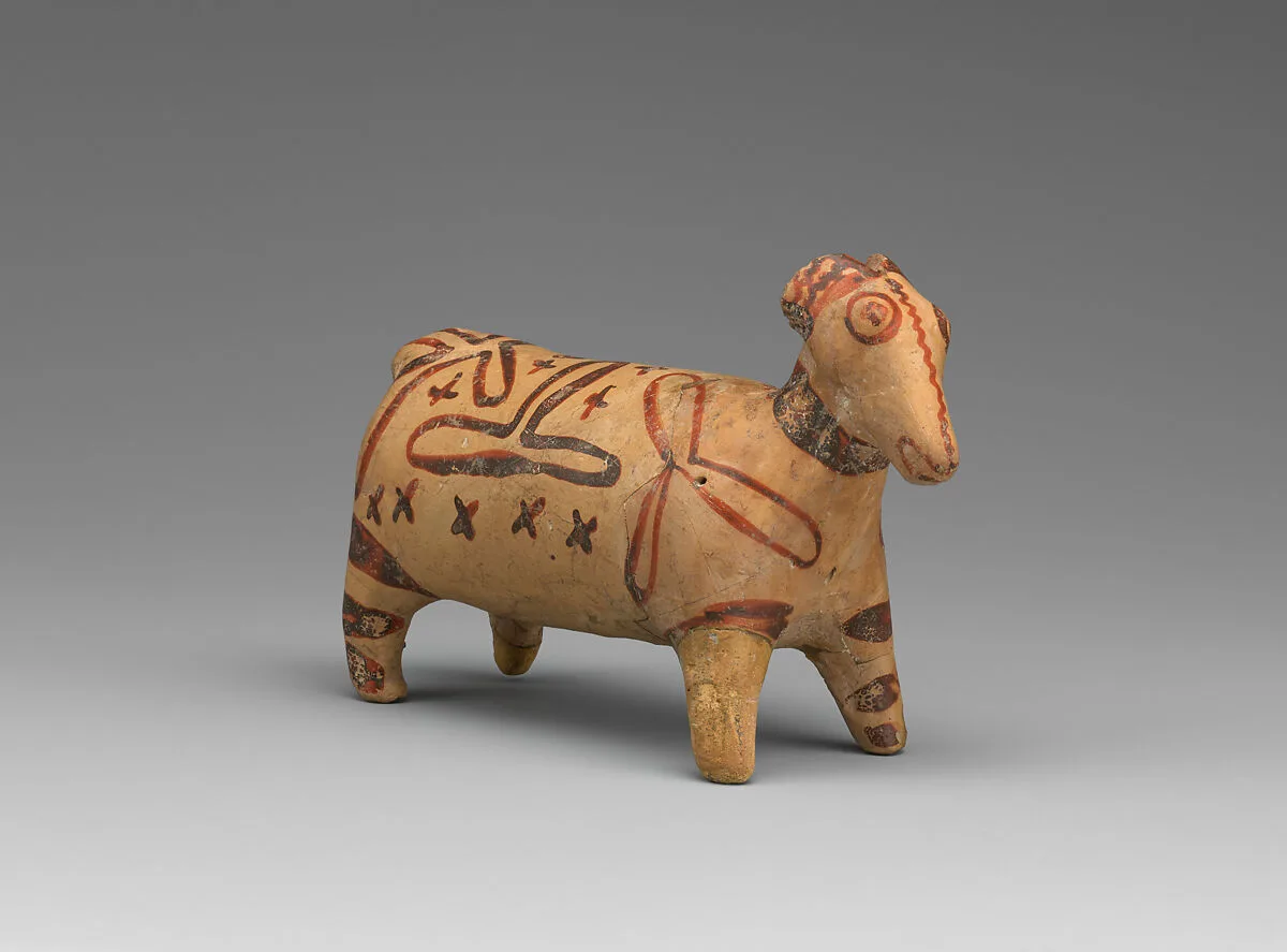 Terracotta sheep or bull — Unknown