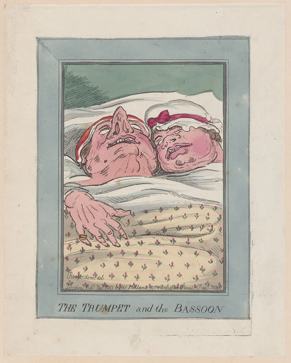 The Trumpet and the Bassoon — Thomas Rowlandson|William Holland